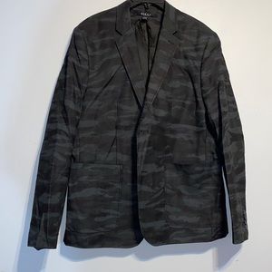Mens Camo Print Blazer